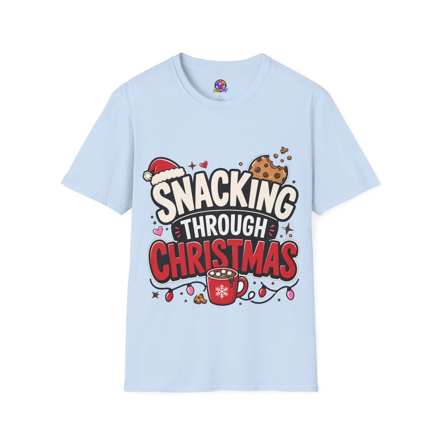 Snacking Through Christmas T-Shirt — Funny Holiday Cookie Tee