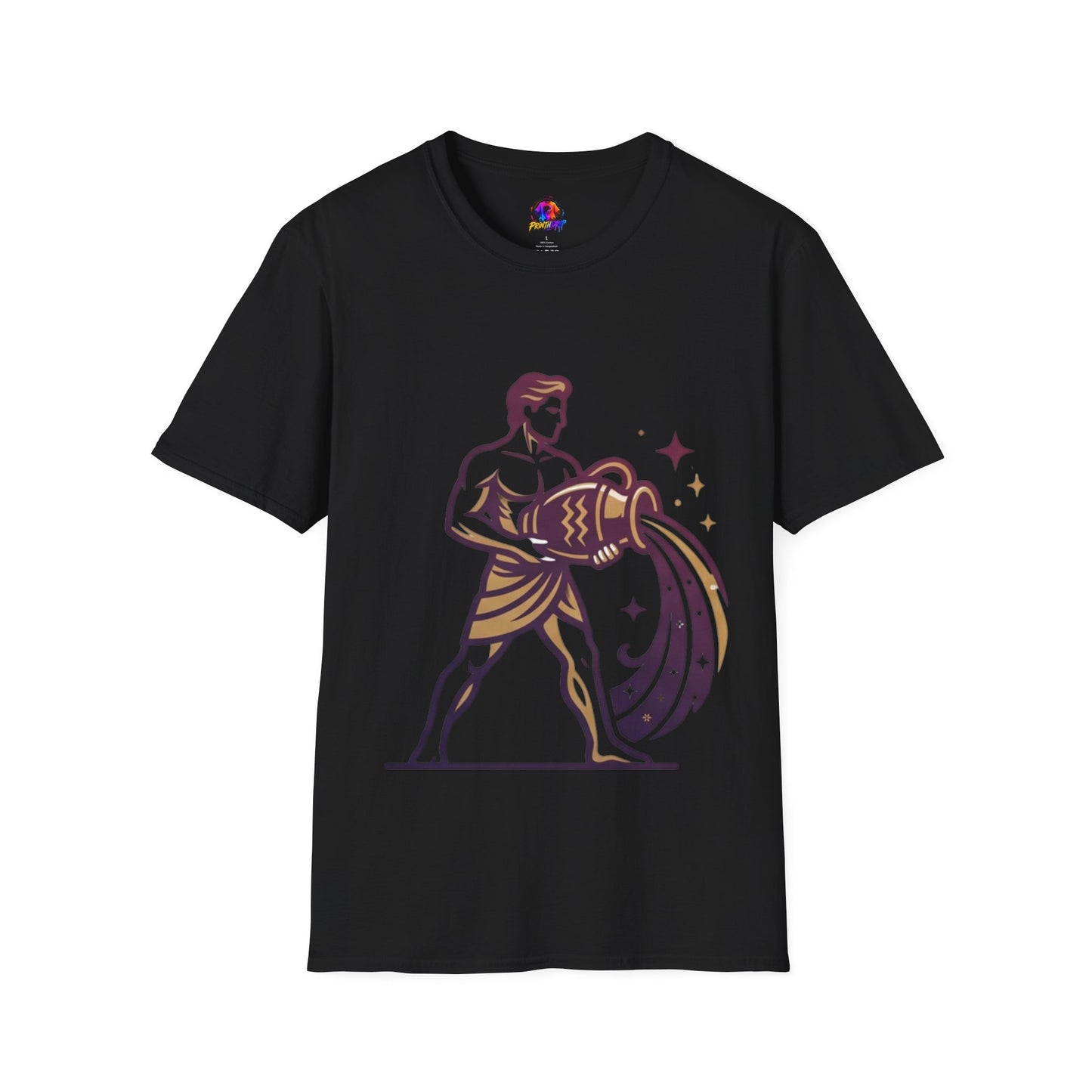 Aquarius Zodiac T-Shirt — Water Bearer Astrology Tee