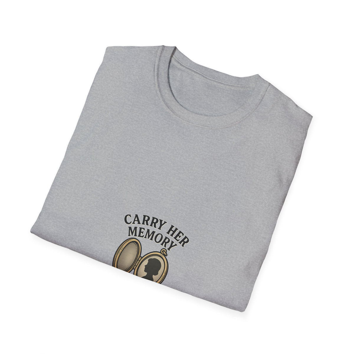 Carry Her Memory Vintage Pocket Watch Locket Graphic Tee - Trending Now - September 2026