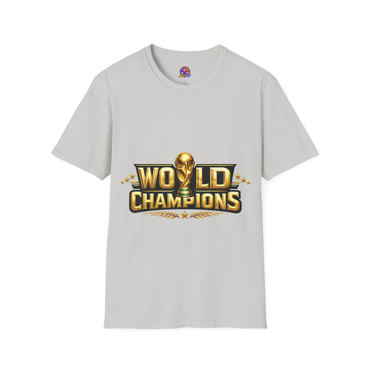 World Champions T-Shirt — Gold Trophy Sports Tee