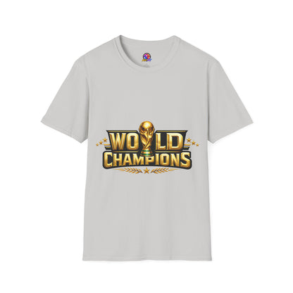 World Champions T-Shirt — Gold Trophy Sports Tee