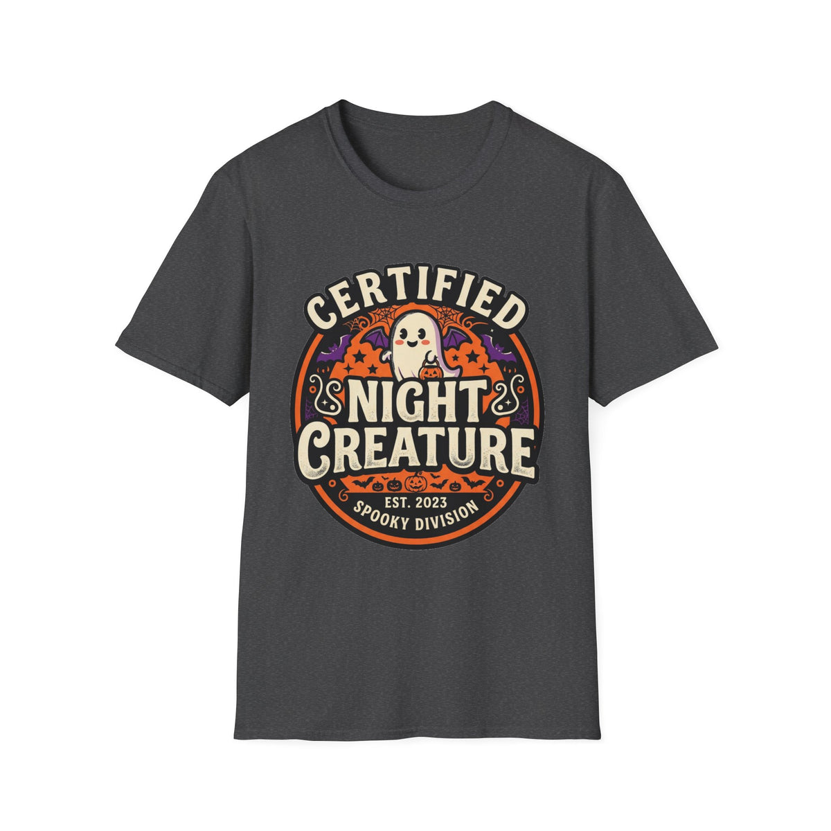 Certified Night Creature T-Shirt – Funny Halloween Bat Lover Tee - Trending Now - August 2026
