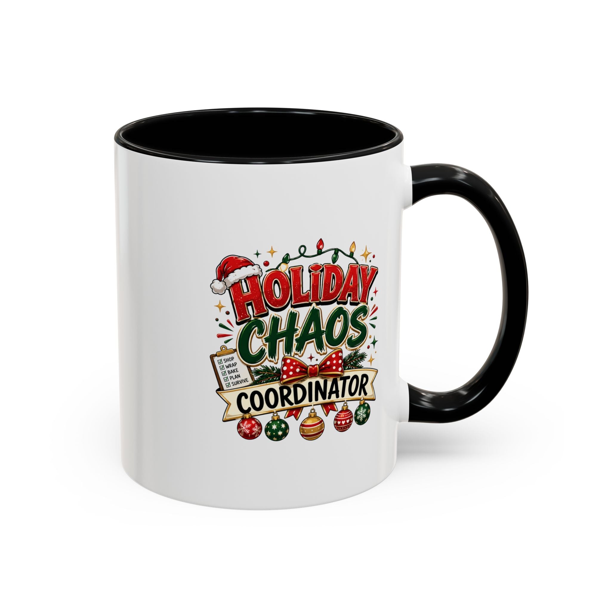 Accent Coffee Mug Holiday Chaos Coordinator