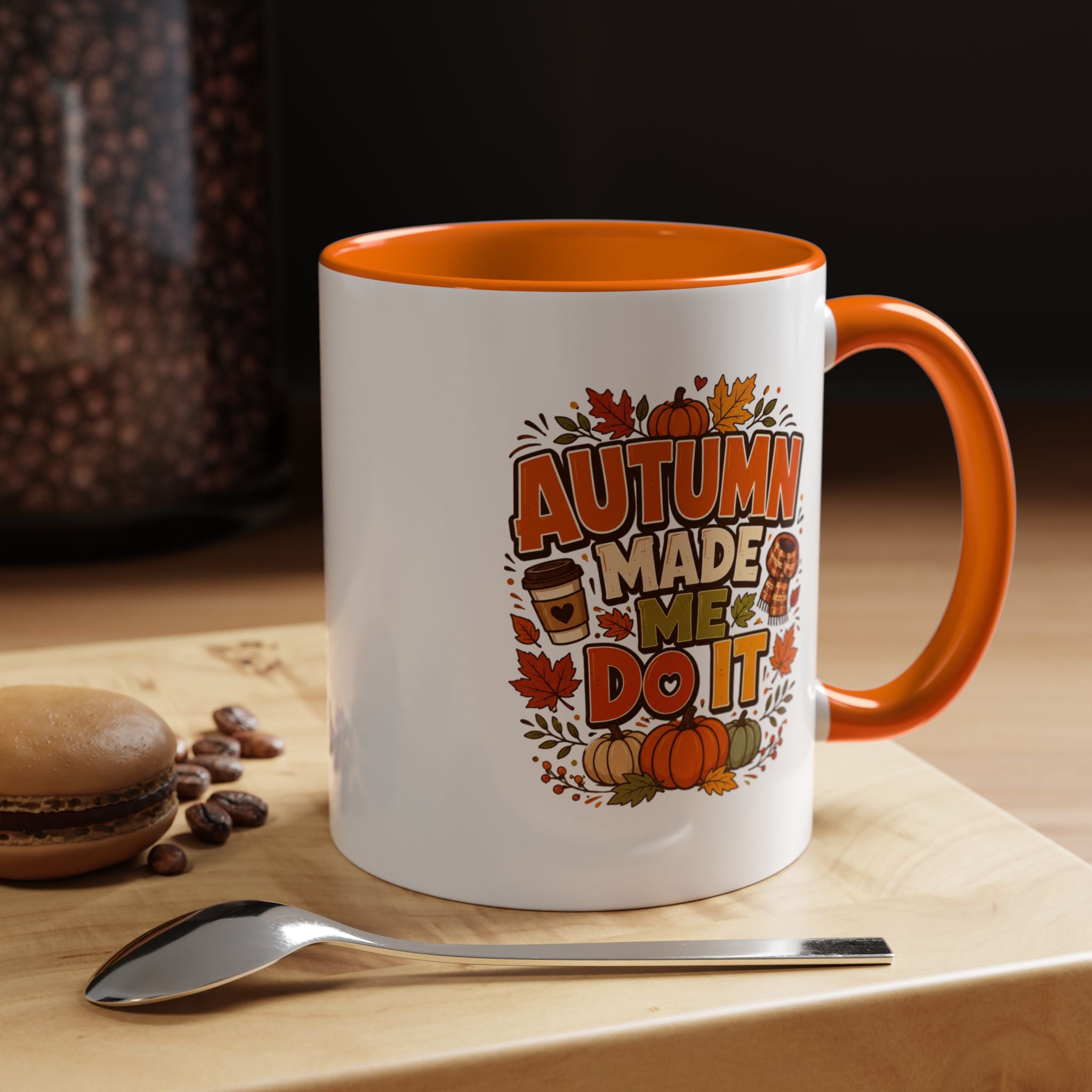 Thanksgiving Mug Autumn Made Me Do It Coffee Mug