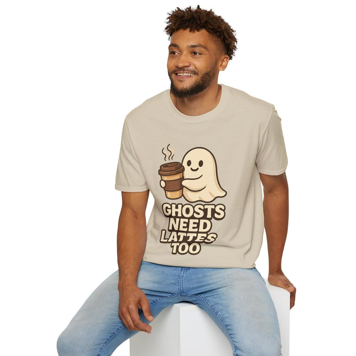 Ghosts Need Lattes Too T-Shirt - Trending Now - August 2026