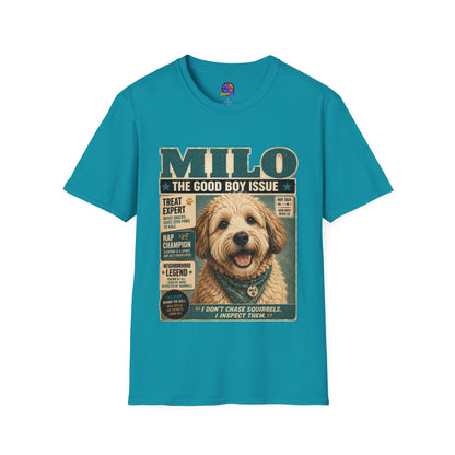 Milo 'The Good Boy Issue' Dog Magazine T-Shirt