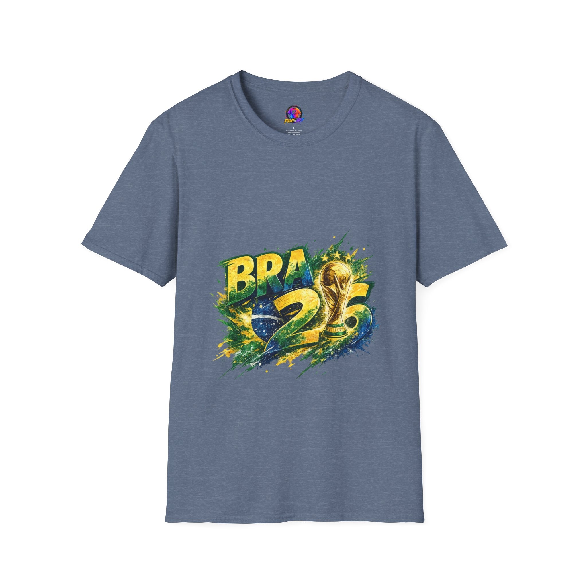 Brazil 25 T‑Shirt — Brazil Soccer World Cup Graphic Tee