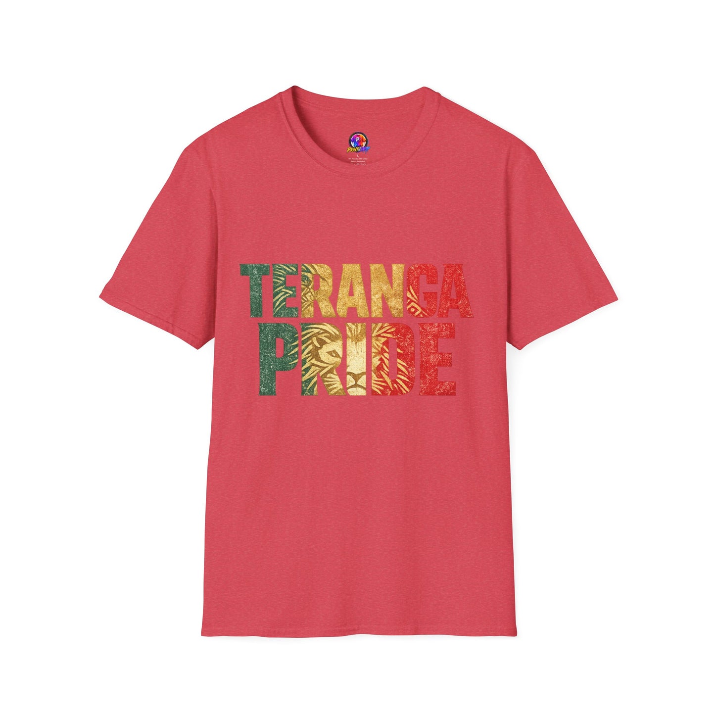 Senegal Teranga Pride T-Shirt — Senegal Flag Colors & Lion Graphic