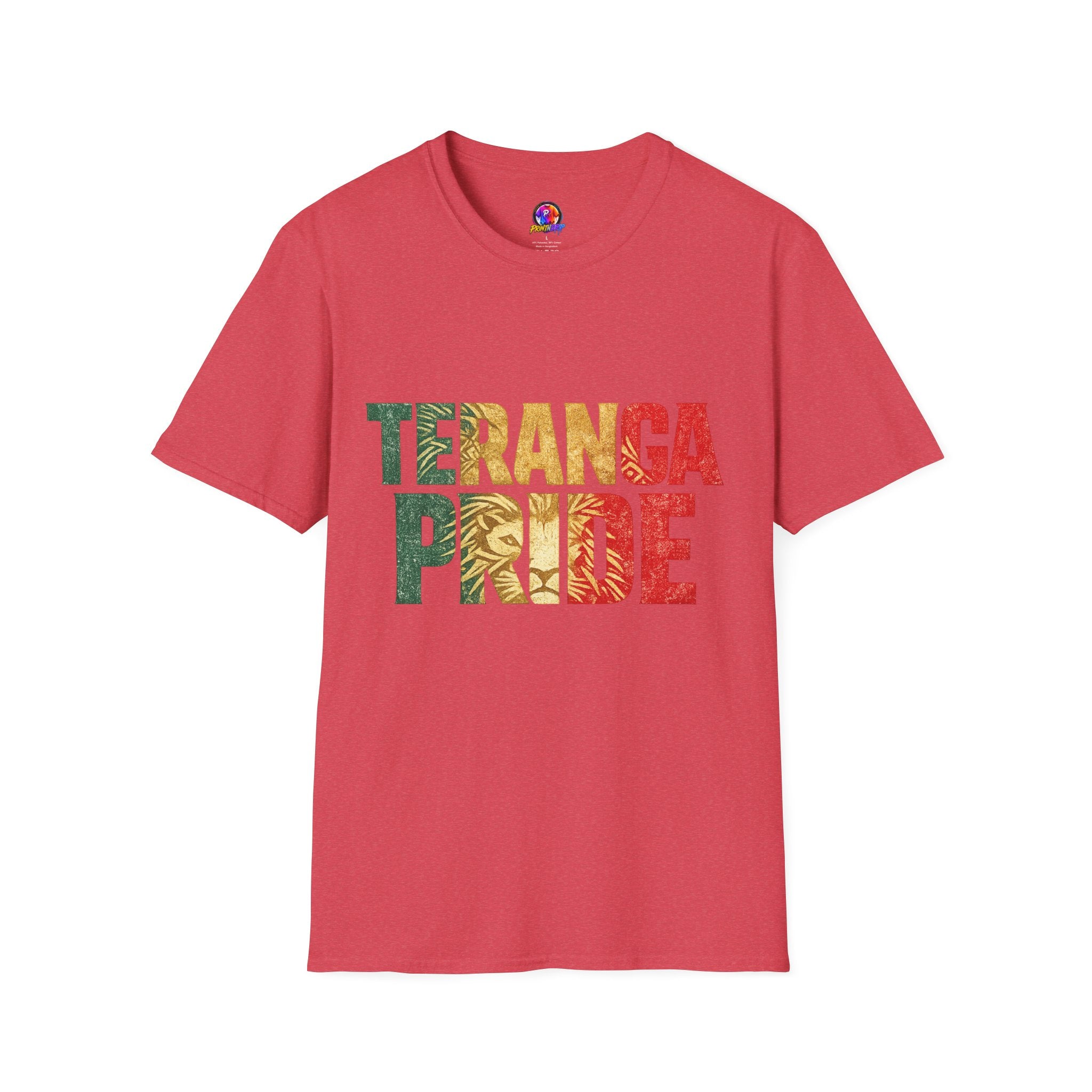 Senegal Teranga Pride T-Shirt — Senegal Flag Colors & Lion Graphic