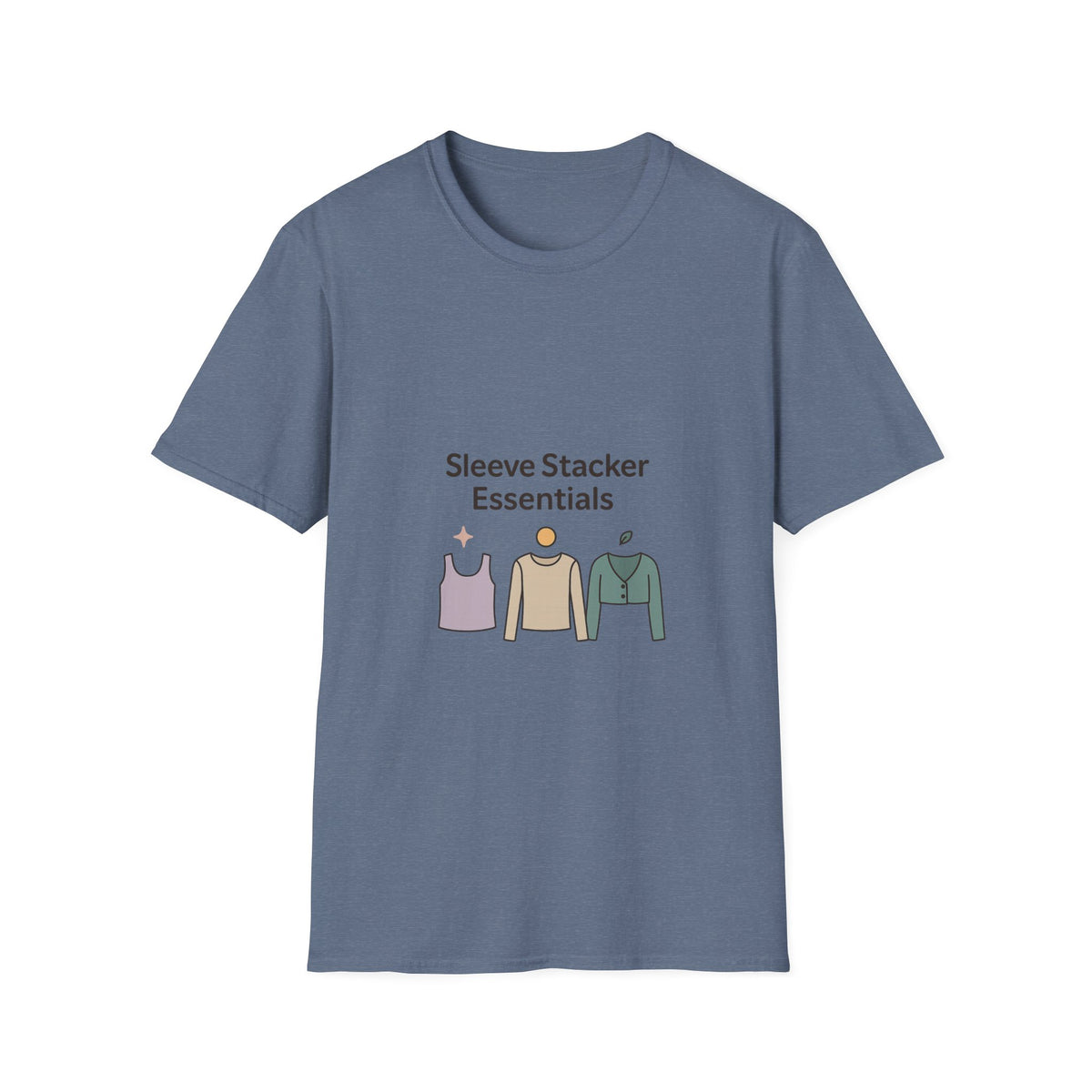 Sleeve Stacker Essentials T-Shirt — Minimalist Layering Outfit Graphic Tee - Trending Now - October 2026