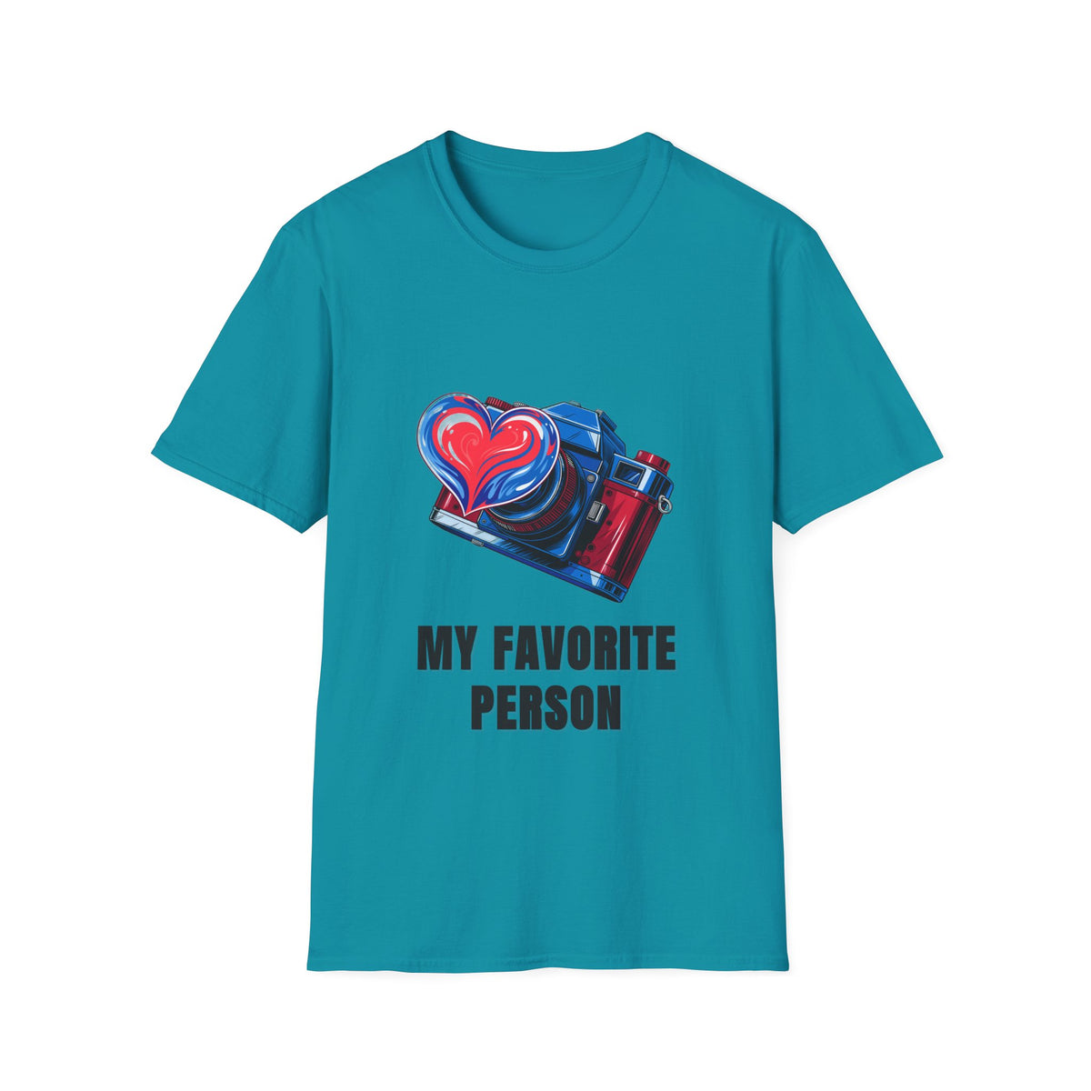 My Favorite Person Camera Heart T-Shirt — Photography Lover Graphic Tee - Trending Now - August 2026
