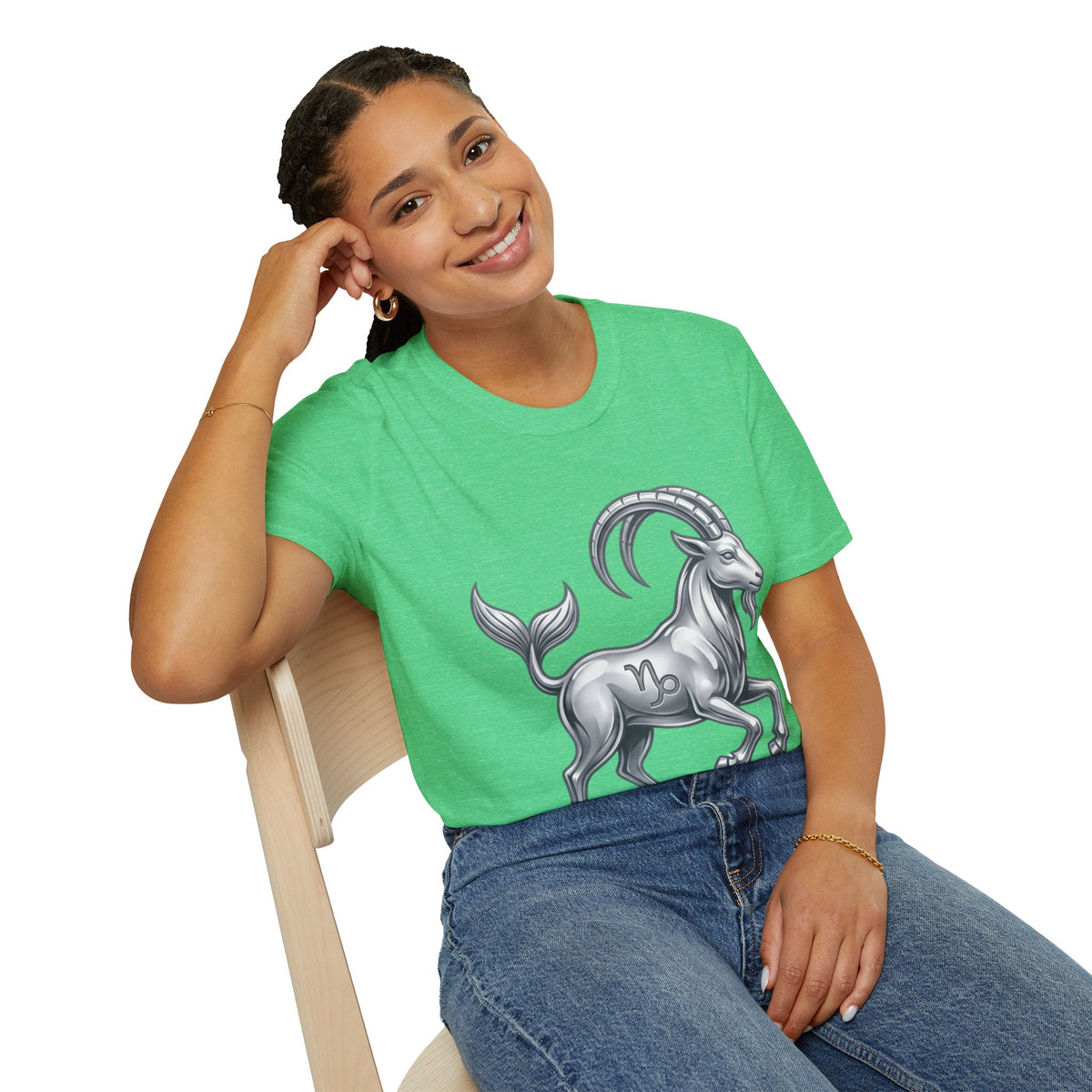 Capricorn Goat Zodiac T-Shirt — Mythical Sea-Goat Horoscope Tee