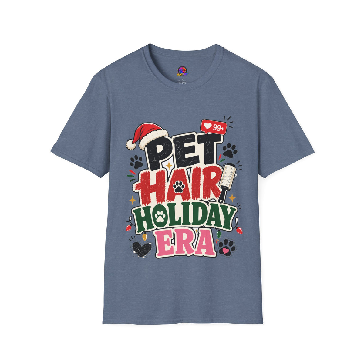 Pet Hair Holiday Tee — Funny Christmas Shirt for Pet Lovers