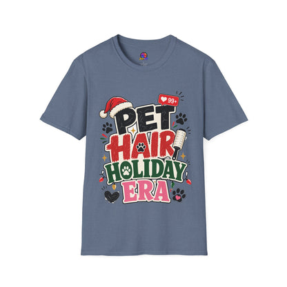 Pet Hair Holiday Tee — Funny Christmas Shirt for Pet Lovers
