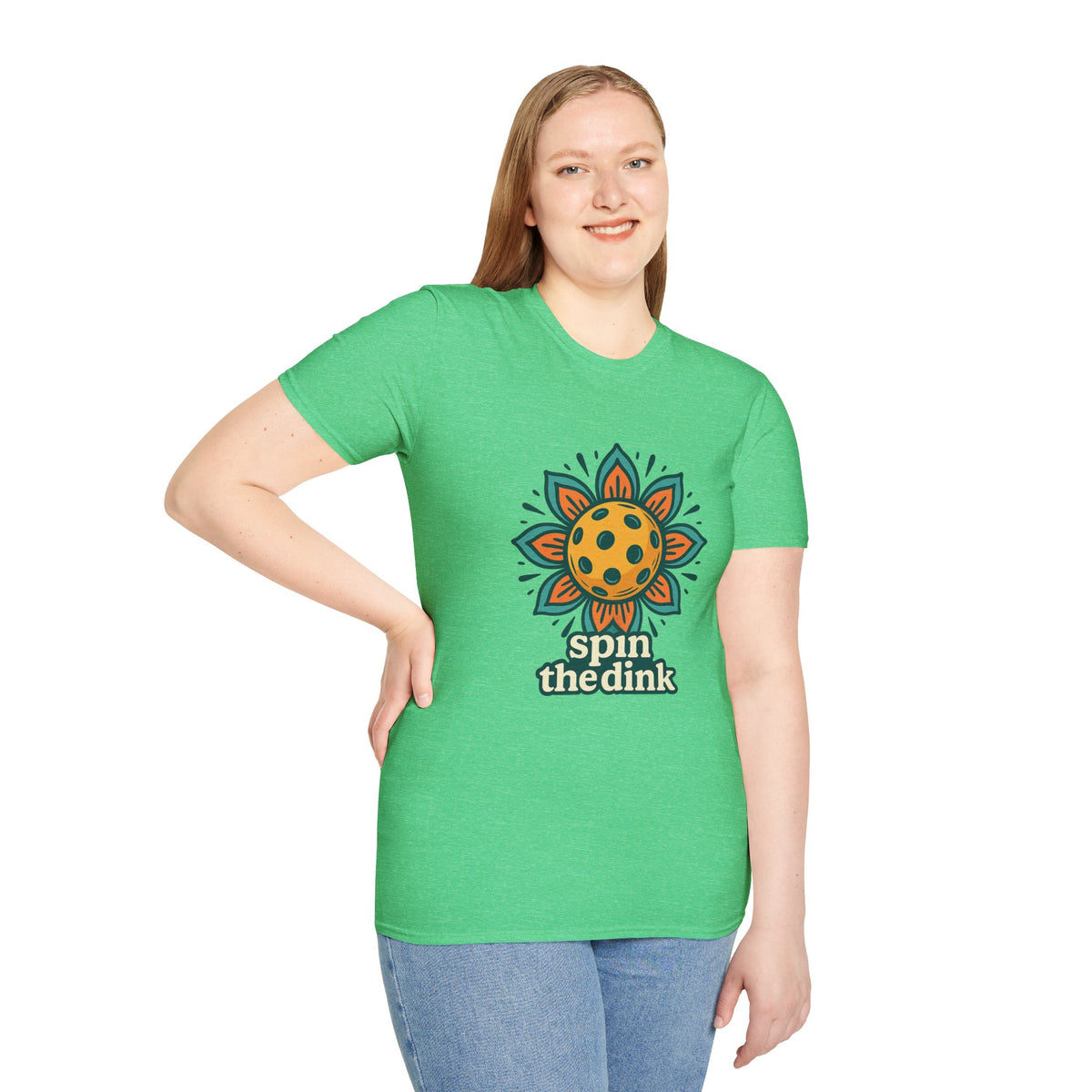 T-Shirt — 'Spin the Dink' Sunflower Paddle Tennis Graphic Tee - Trending Now - August 2026