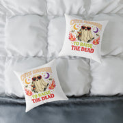 Halloween Ghost Pillow — "Cute Enough to Raise the Dead" Decorative Throw Pillow