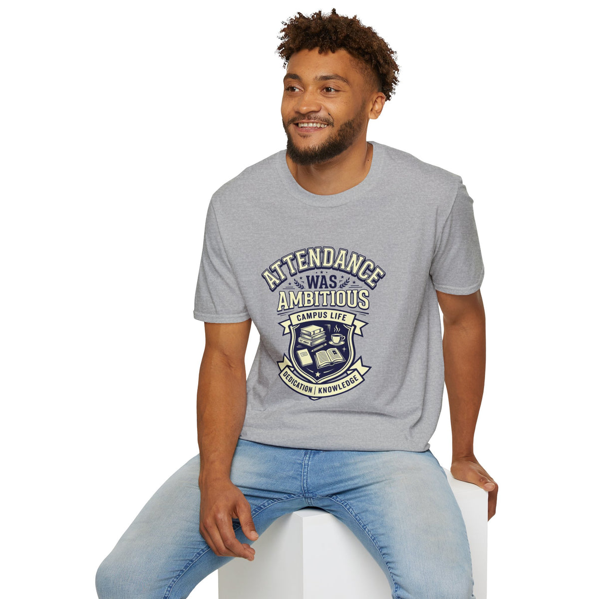 Attendance Ambitious T-Shirt — School Spirit Emblem Tee - Trending Now - August 2026