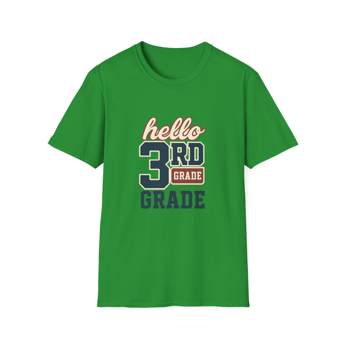 Hello 3rd Grade Shirt — Back to School Kids' T-Shirt - Trending Now - August 2026