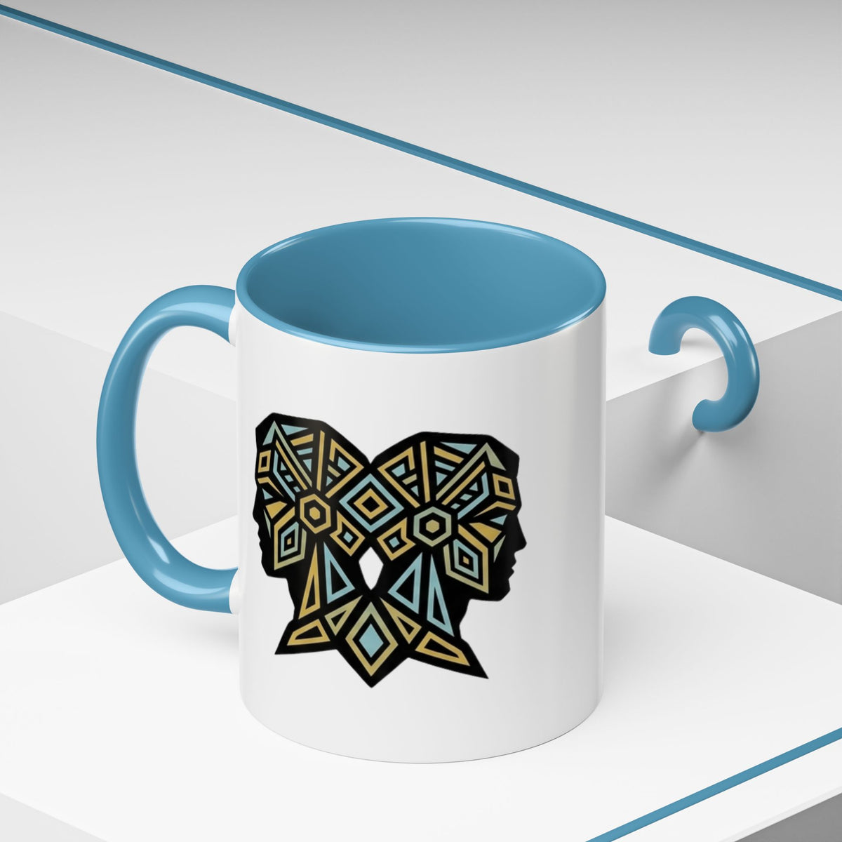 Gemini Zodiac Accent Coffee Mug