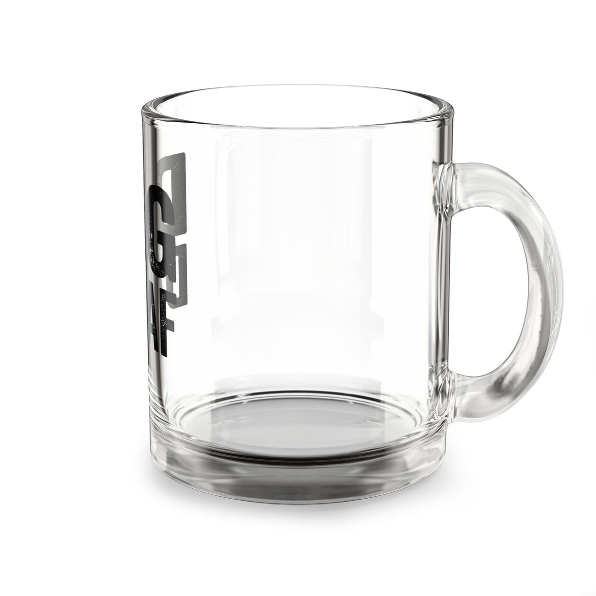 Funny Glass Mug Glass Mug — "Dog Dad AF" 10oz Clear Beer & Coffee Glass for Dog Lovers, Funny Gift for Father's Day