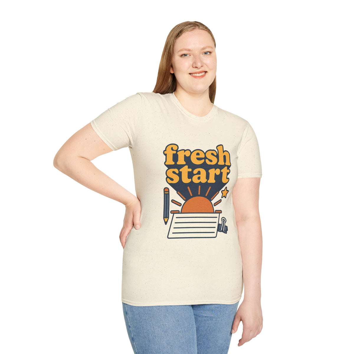 Fresh Start T-Shirt – Retro Sunrise Graphic  - Trending Now - August 2026