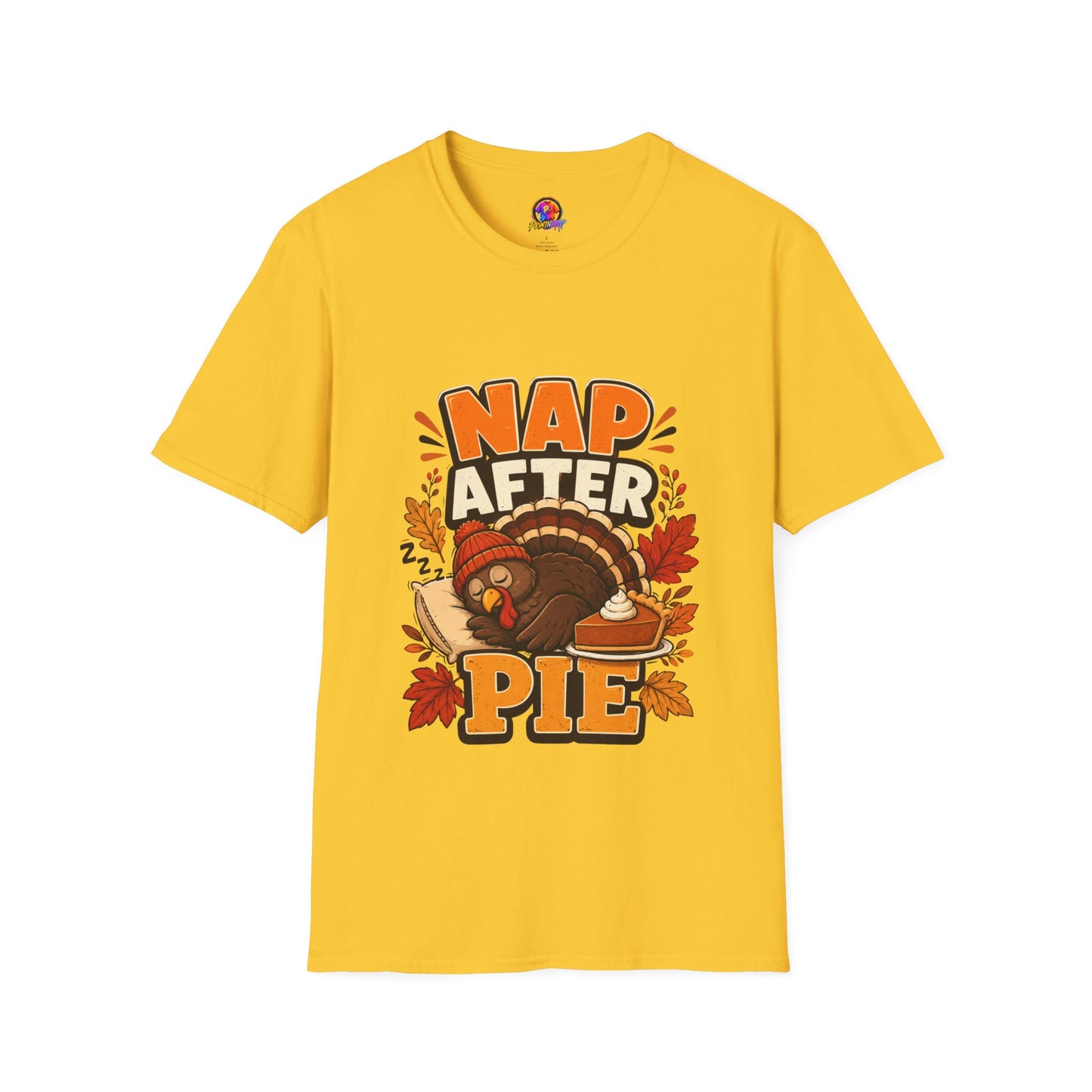 Nap After Pie T-Shirt — Funny Thanksgiving Turkey Tee