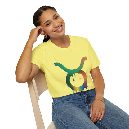 Taurus Drip Graphic Tee — Rainbow Zodiac Bull Shirt