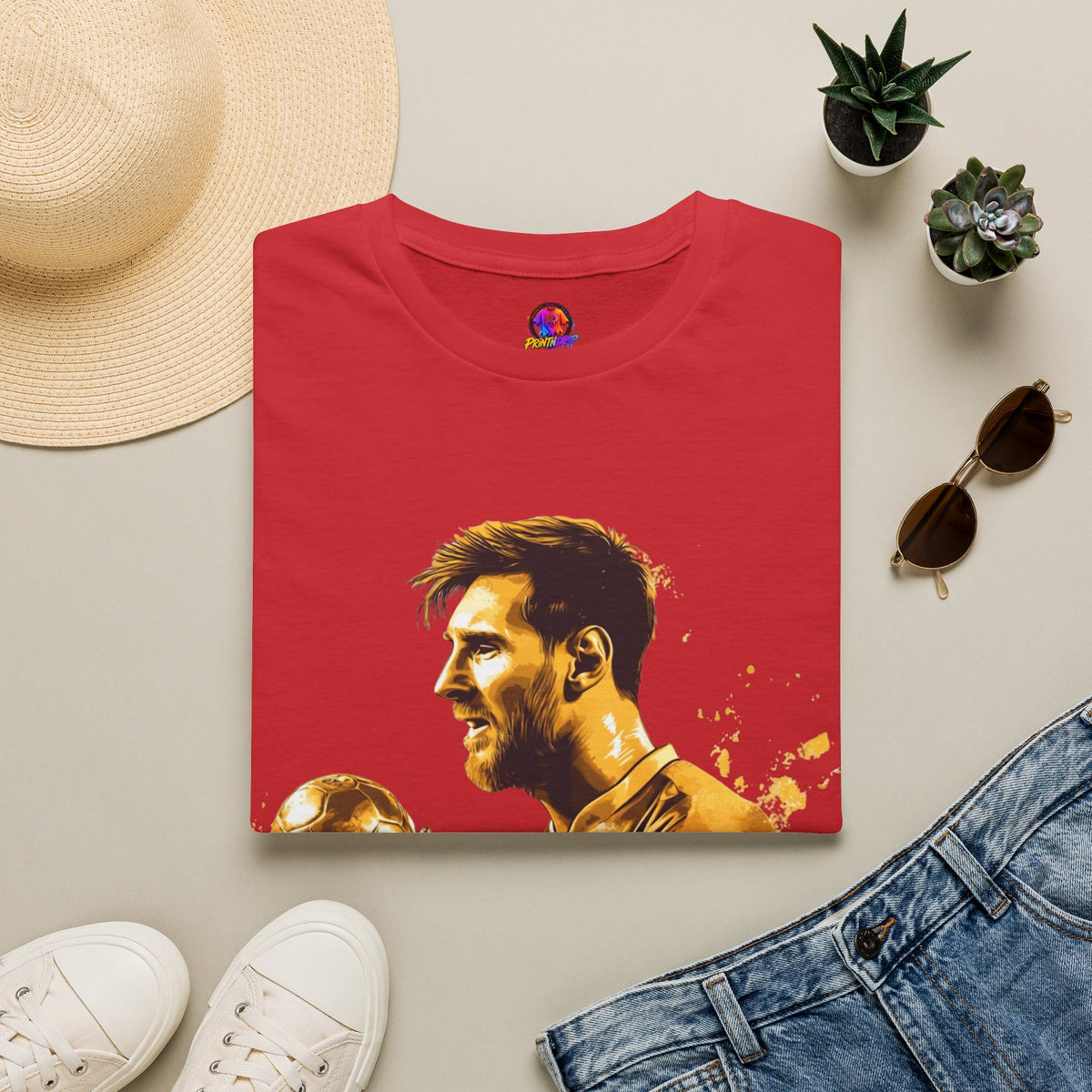 Minimal White T-Shirt — Classic Crewneck Tee