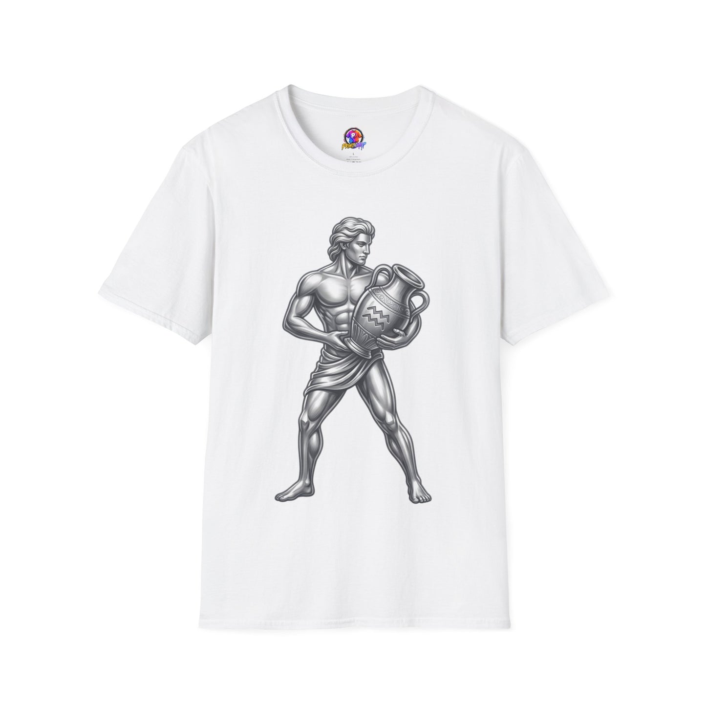 Aquarius Zodiac T-Shirt — Mythic Water Bearer Astrology Tee