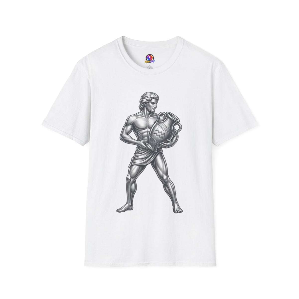 Aquarius Zodiac T-Shirt — Mythic Water Bearer Astrology Tee