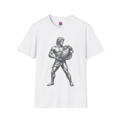 Aquarius Zodiac T-Shirt — Mythic Water Bearer Astrology Tee