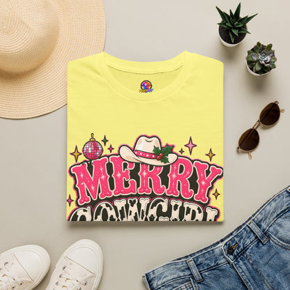 Merry Cowgirl Christmas T-Shirt