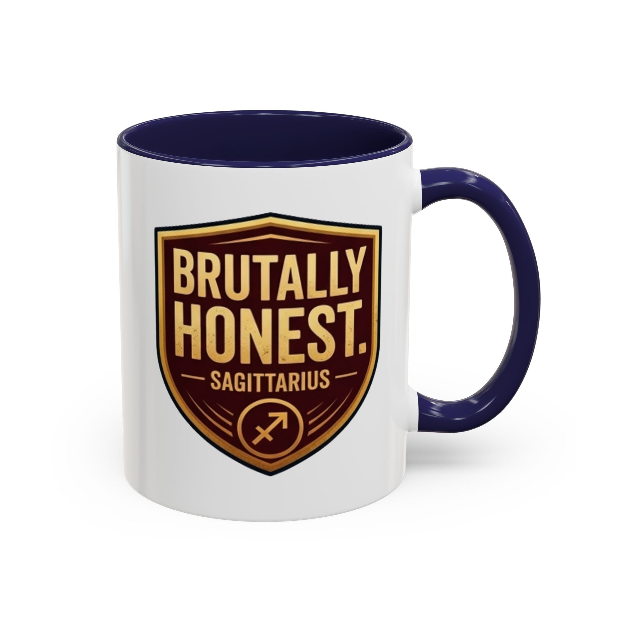 Sagittarius Coffee Mug - "Brutally Honest" Zodiac Accent Mug (11/15oz)