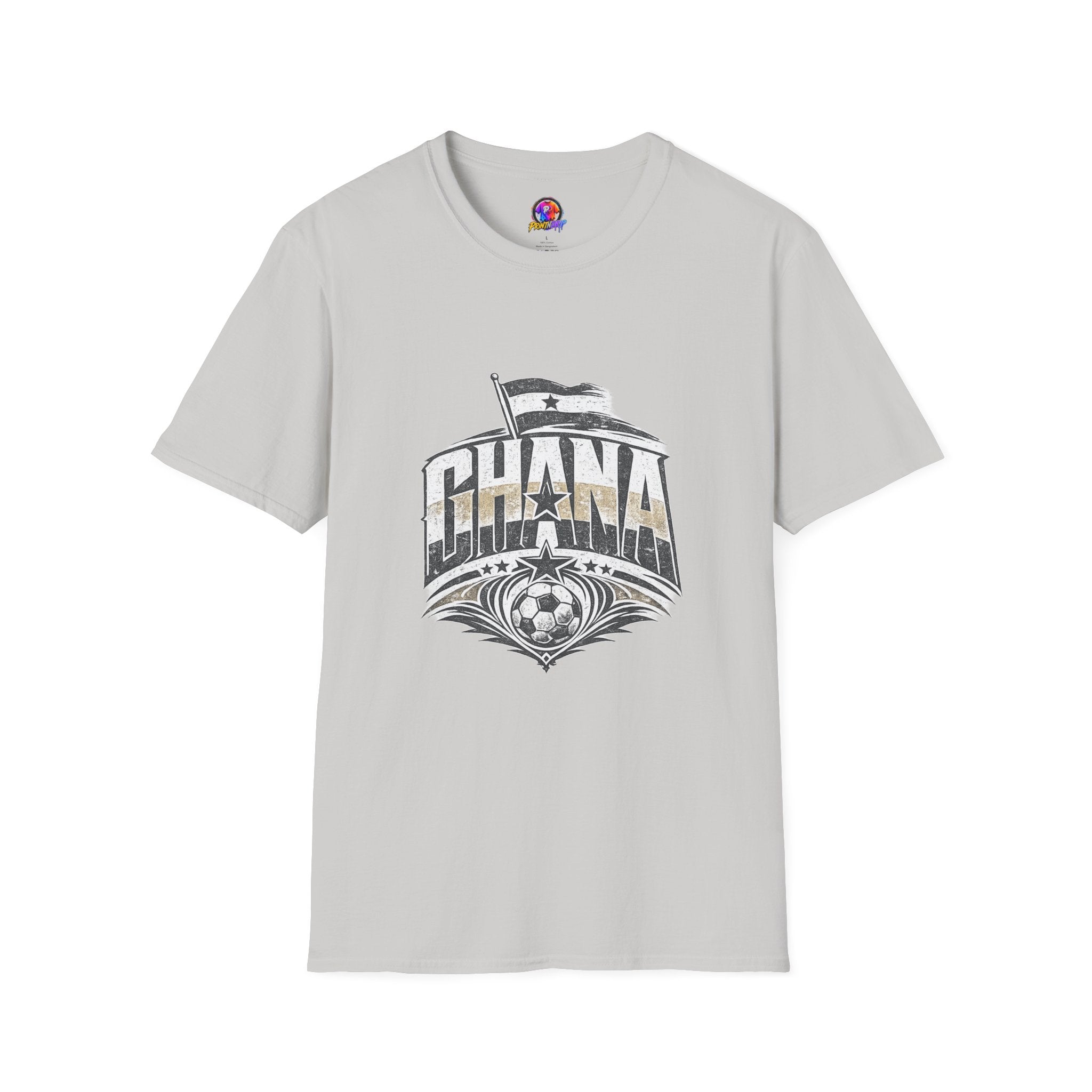 Ghana Vintage Flag T-Shirt — Retro Ghana Pride Graphic Tee