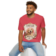Dog Memorial T-Shirt — "Forever My Best Friend" Personalized Golden Retriever Tribute