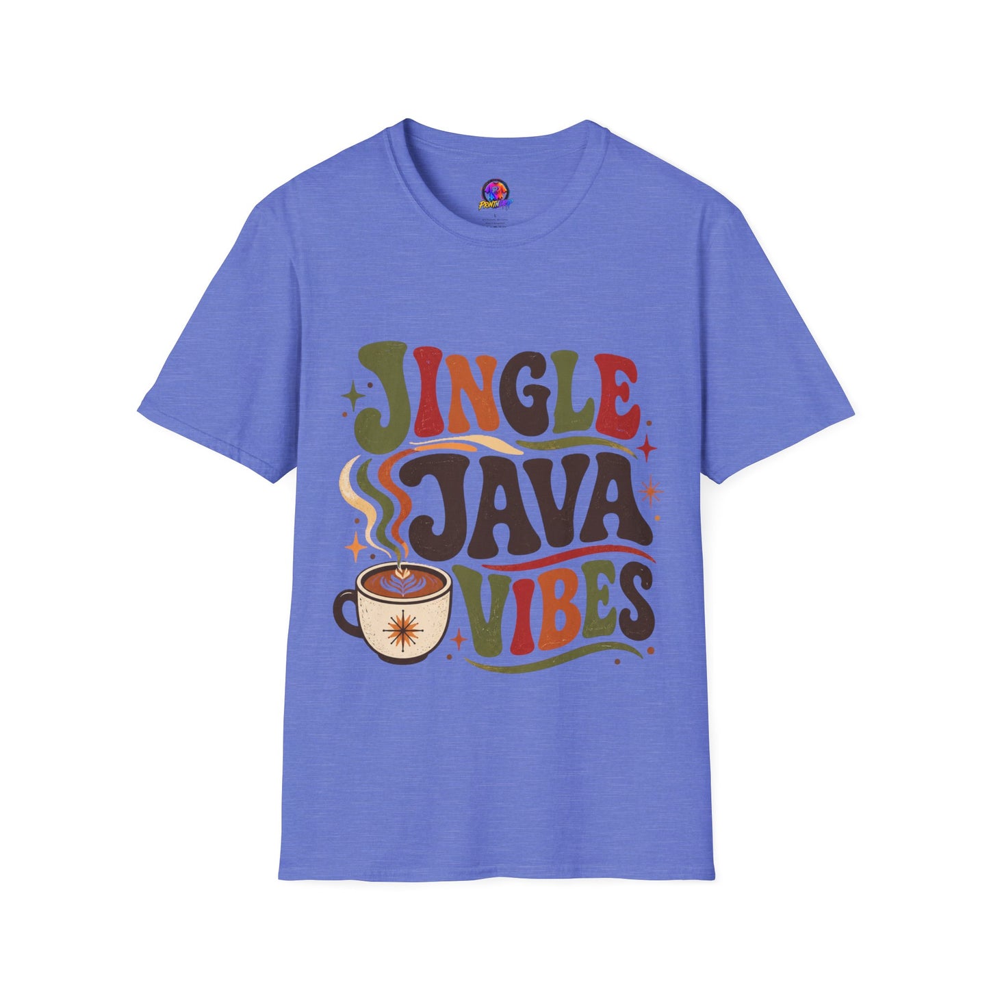 Retro "Jingle Java Vibes" T-Shirt