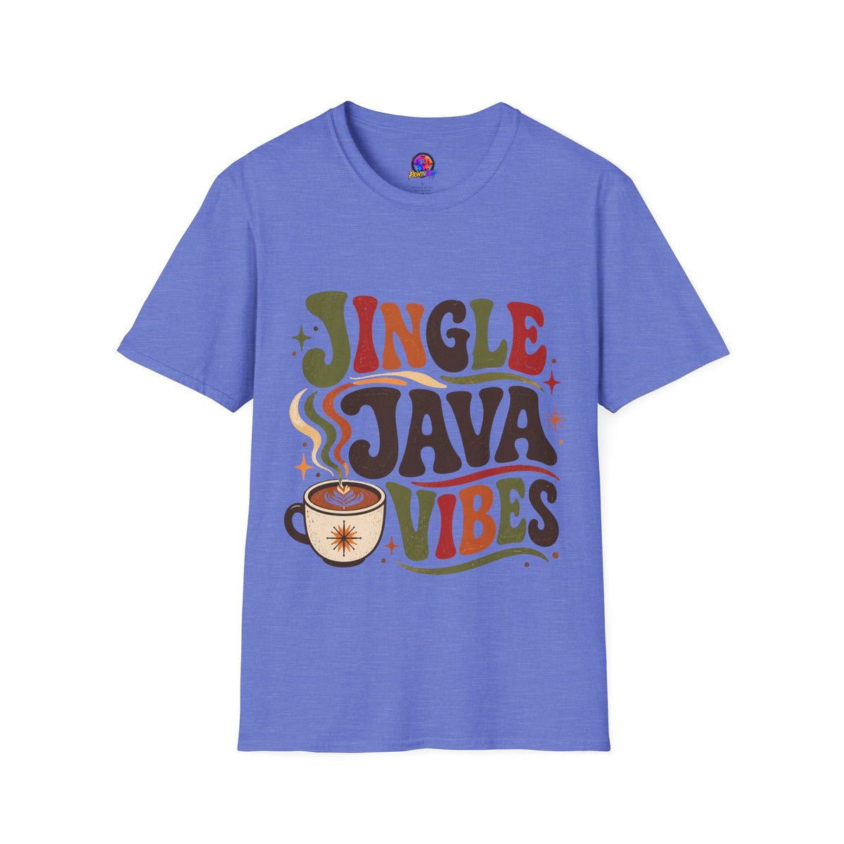 Retro "Jingle Java Vibes" T-Shirt
