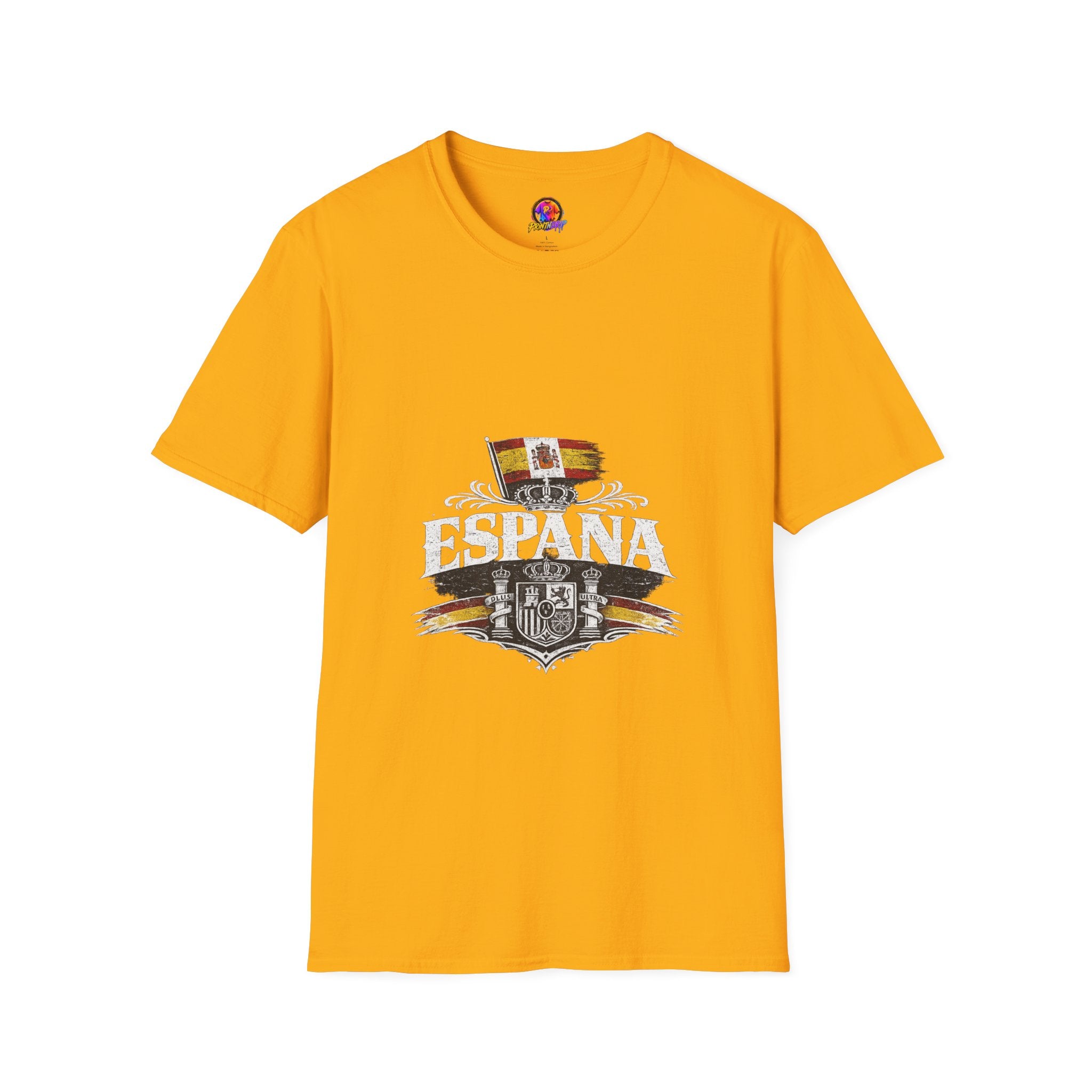 Spain Flag Crest T-Shirt — Spanish Pride Graphic Tee