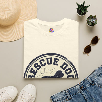 Rescue Dog Dad T-Shirt – Vintage Shelter Pup Support Tee
