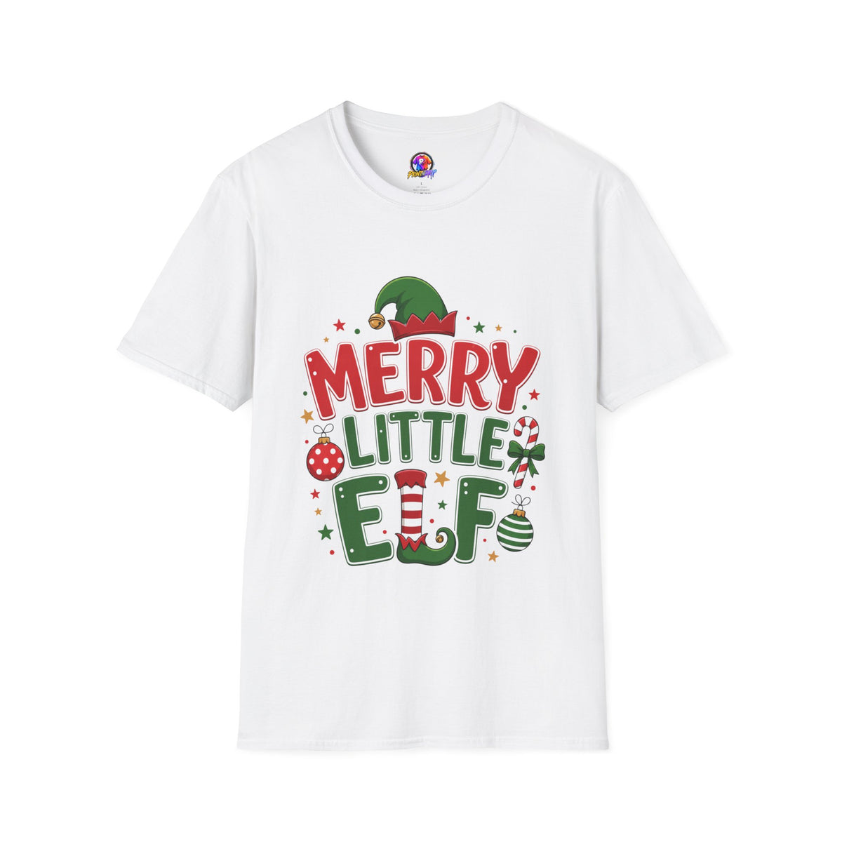 Merry Little Elf T-Shirt — Festive Christmas Holiday Tee