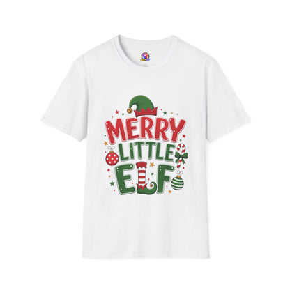Merry Little Elf T-Shirt — Festive Christmas Holiday Tee
