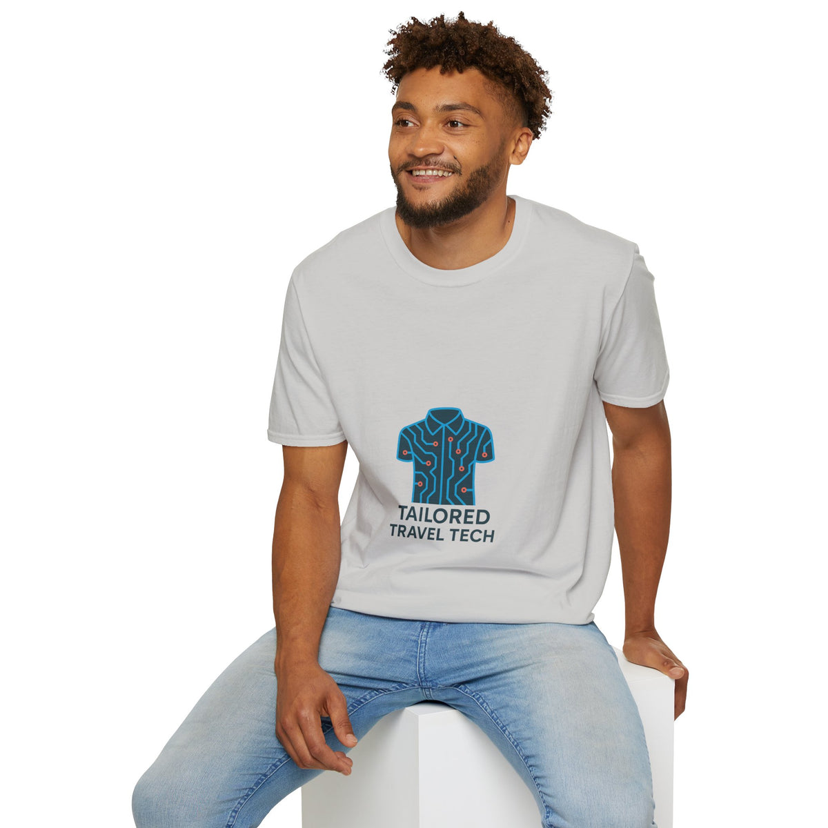 Tailored Travel Tech T-Shirt — Travel Tech Logo Tee - Trending Now - October 2026