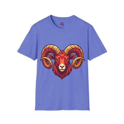 Ram Skull T-Shirt — Bold Goat Horn Graphic Tee (Aries/Zodiac)
