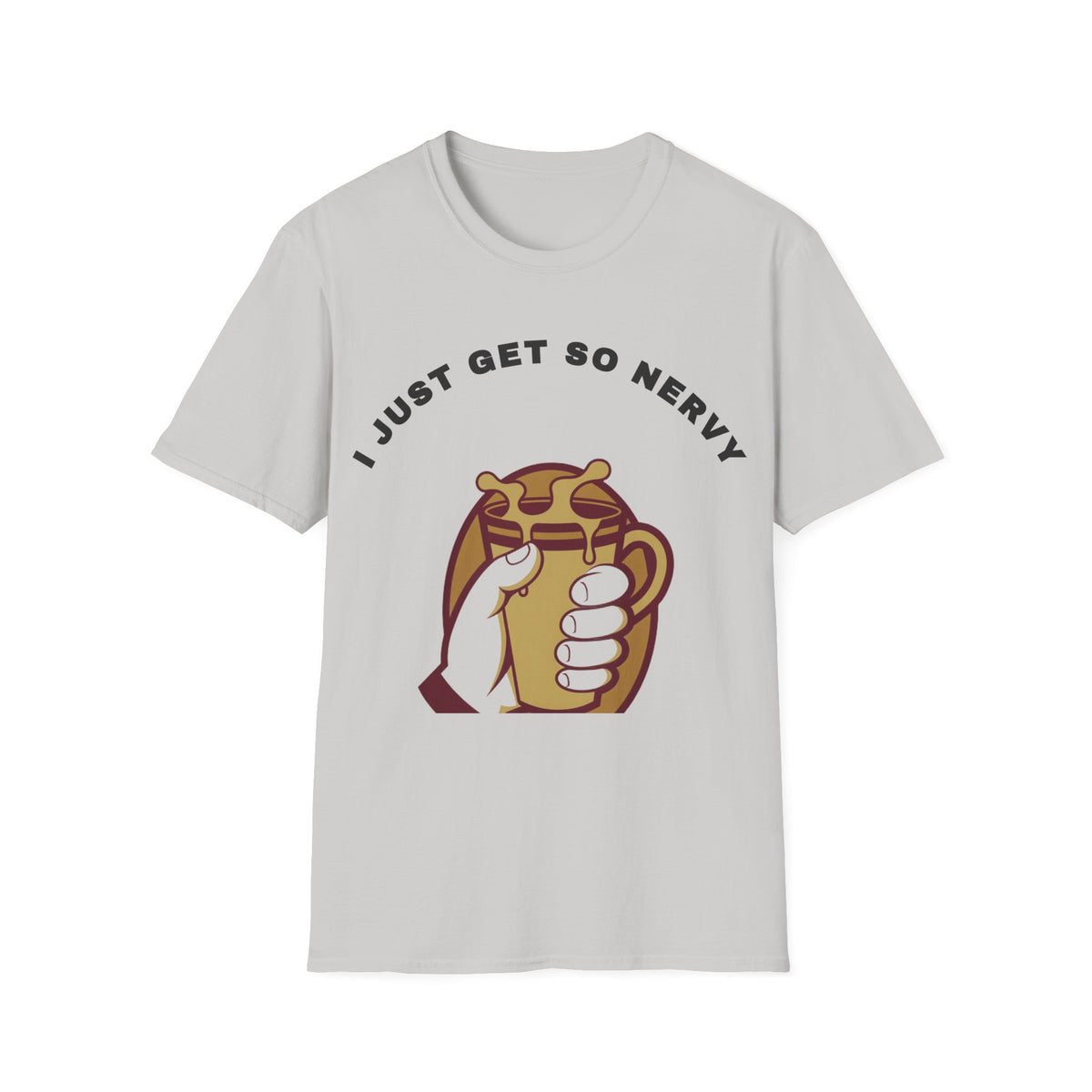 T-Shirt — “I Just Get So Nervy” Nervous Sloth Graphic Tee - Trending Now - September 2026