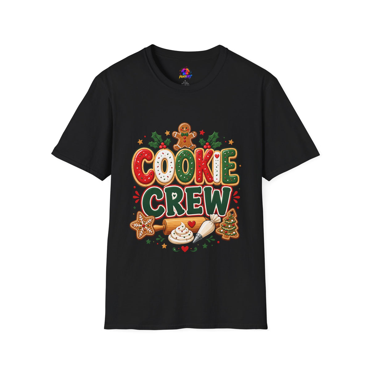 Cookie Crew T-Shirt — Christmas Gingerbread Holiday Tee