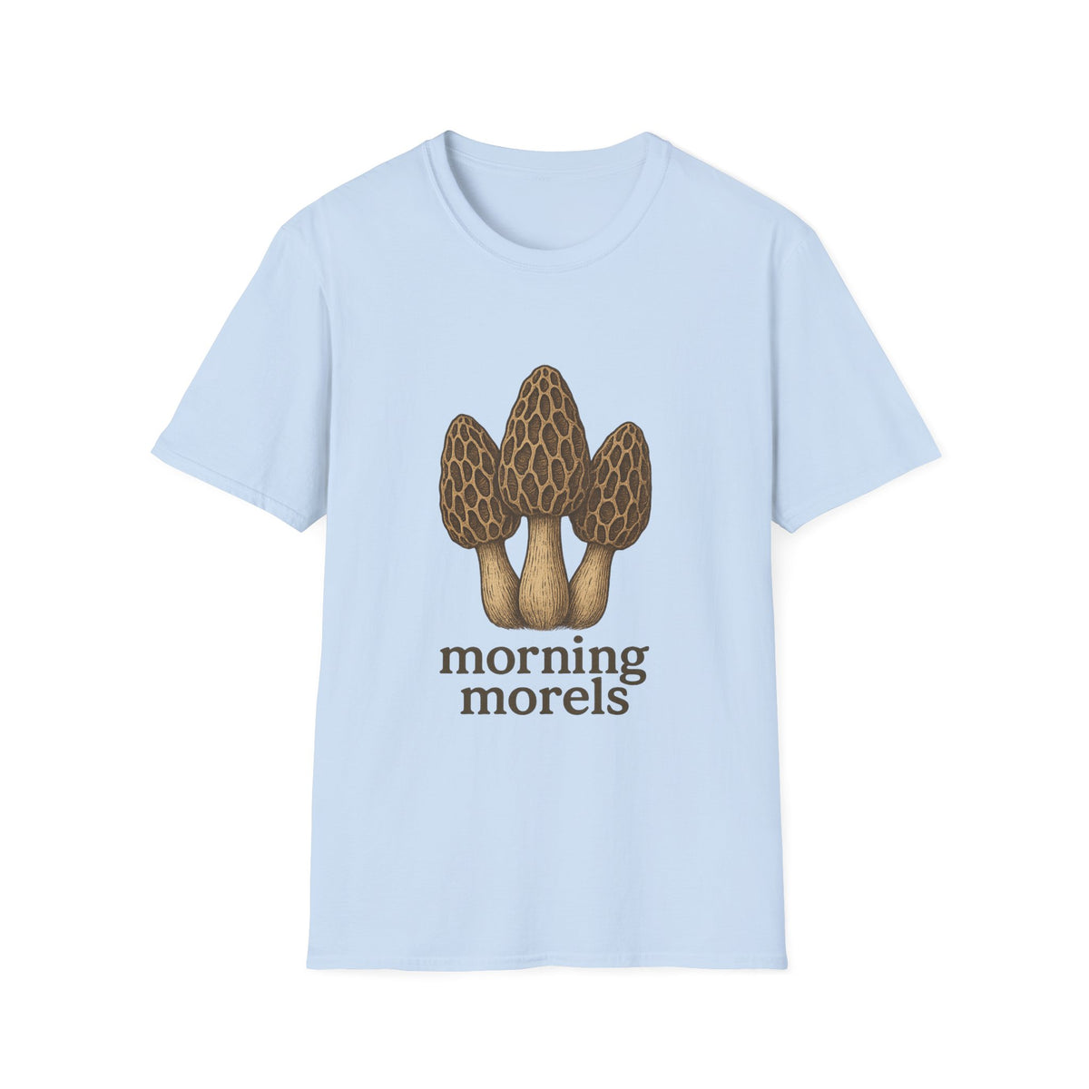 Morel Mushroom T-Shirt — Forager Graphic Tee ("Morel Hunter") - Trending Now - August 2026
