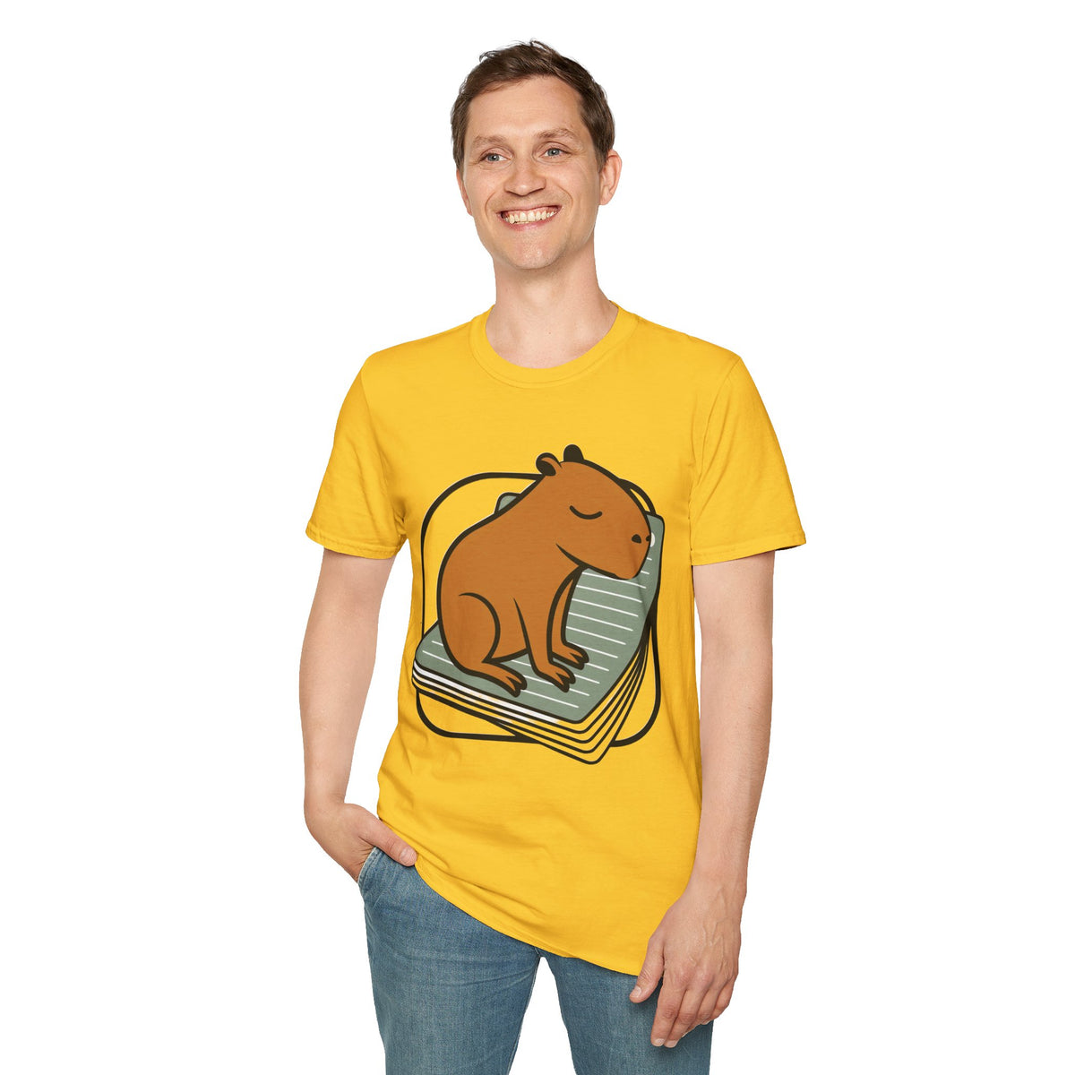 Capybara Nap T-Shirt — Cute Relaxed Capybara Illustration Tee - Trending Now - August 2026