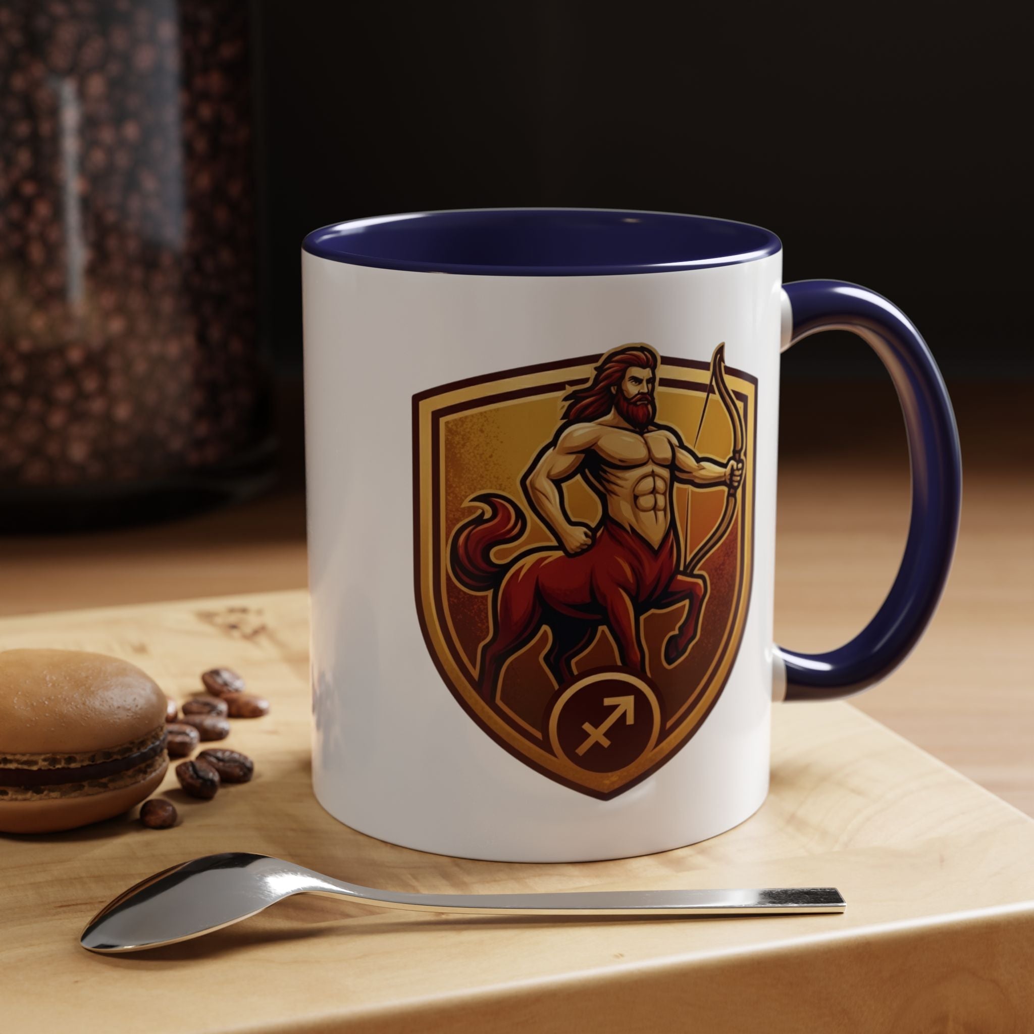 Sagittarius Centaur Coffee Mug — Zodiac Archer Accent Mug (11/15oz)