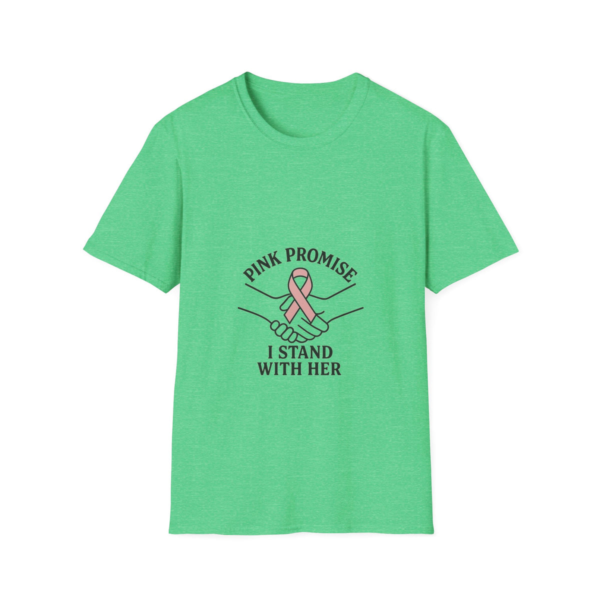 Breast Cancer Awareness T-Shirt — "Pink Promise I Stand With Her" Support Tee - Trending Now - October 2026