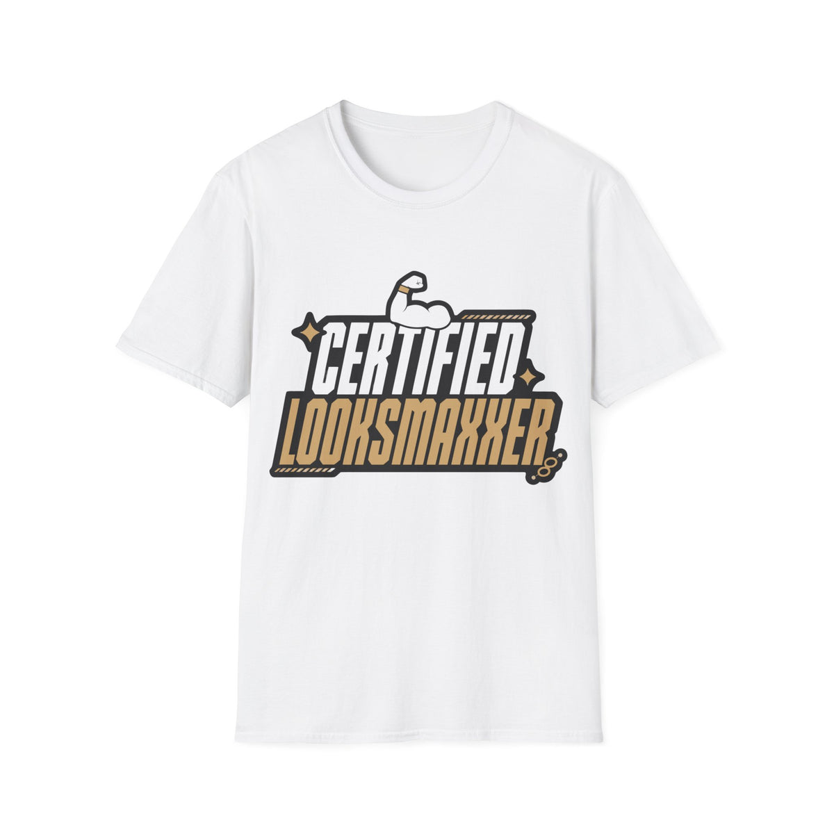 Certified Looksmaxxer T-Shirt — Funny Fitness & Glow-Up Tee - Trending Now - August 2026